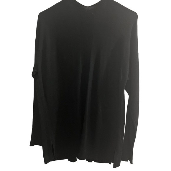 Black cardigan with square pockets - Picture 2 of 3